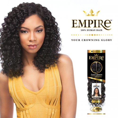 SENSATIONNEL HUMAN HAIR WEAVE EMPIRE DEEP WAVE WEAVING